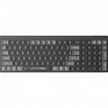 Клавіатура бездротова OfficePro Black (SK985B)
