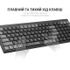 Клавіатура бездротова OfficePro Black (SK985B)