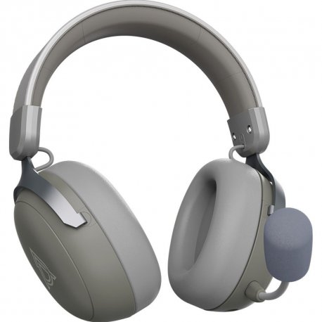 Ігрові гарнітура Ajazz AHM08 MAX Gray/White (AHM08-MAX-GW)