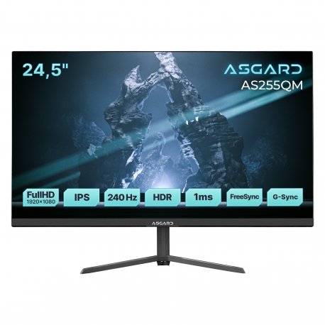 Монитор ASGARD Gaming 24.5" AS255QM IPS Black 240Hz