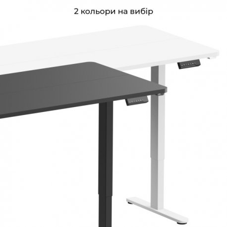Комп'ютерний стіл з електрорегулюванням висоти OfficePro ODE1880B Black (ODE1880B)