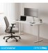 Компьютерный стол с электрорегулировкой высоты OfficePro ODE1880W White (ODE1880W)