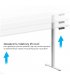 Комп'ютерний стіл з електрорегулюванням висоти OfficePro ODE1880W White (ODE1880W)