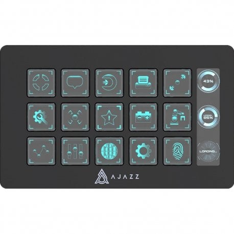 Контролер Ajazz Stream Deck AKP03E-B USB Black (AKP03E-B)