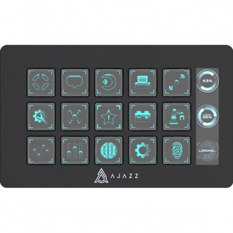 Контроллер Ajazz Stream Deck AKP03E-B USB Black (AKP03E-B)