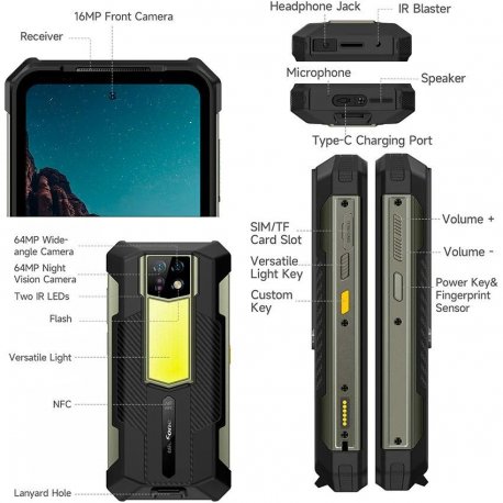 Ulefone Armor 24 12/256GB Black Eclipse NFC EU