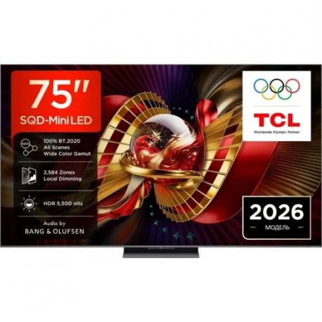 Телевізор TCL 75'' 4K QD-Mini LED Full Array (75C8L)