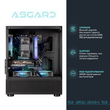 Персональный компьютер Asgard Eir (I144F.32.S10.56T.16.6005)