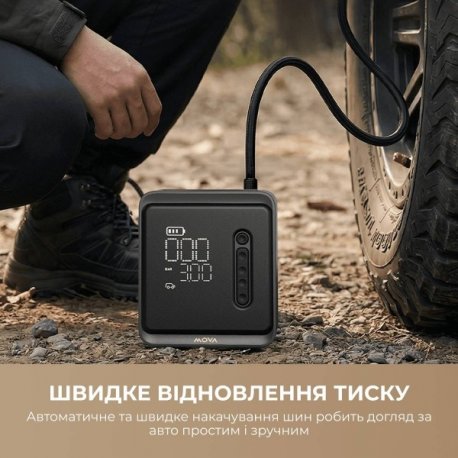 Автомобильный компрессор Mova MAP001 Black