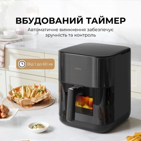 Мультипечь Mova AeroChef FD10 Pro Black (VFF12A-BL-S)