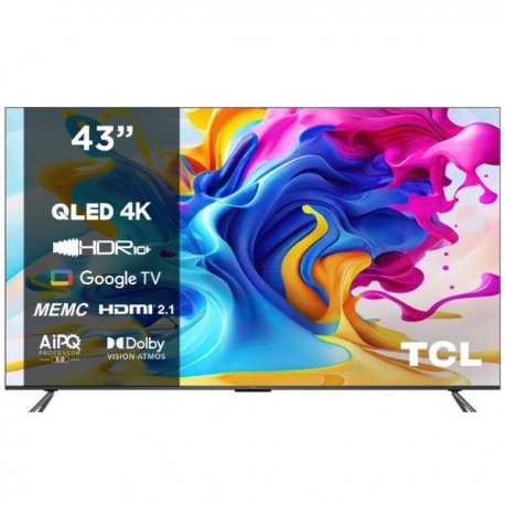 Телевизор TCL 43" 4K QLED Smart Google TV 60Hz (43C645)