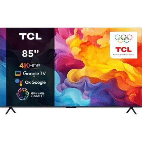 Телевизор TCL 85" UHD LED TV Google TV Dolby Audio (85P655)