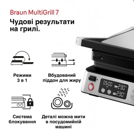 Гриль Braun MultiGrill 7 (CG 7040)