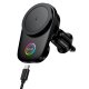 Автодержатель Hoco HW36 с беспроводной Qi-зарядкой 15W Black