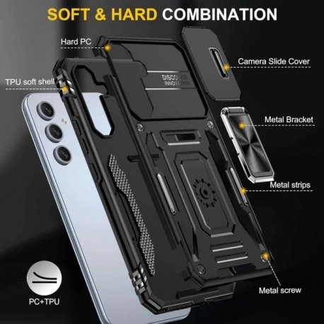 Чехол Camshield Army Ring для Samsung Galaxy A57 Black
