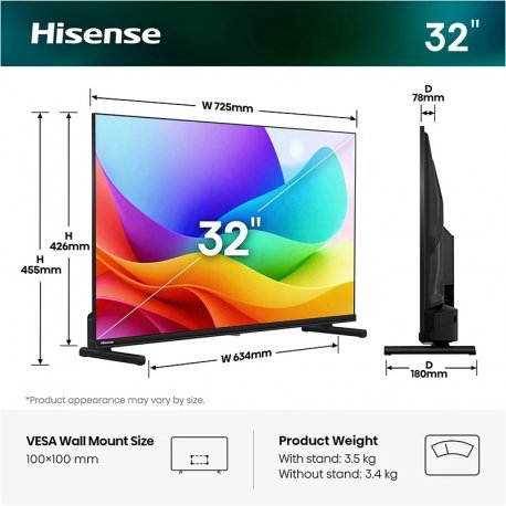 Телевізор Hisense Full HD 32" (32A5S)