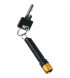 Брелок-фонарик Munkees 1036 Aluminium Flashlight Black (1036-BK)