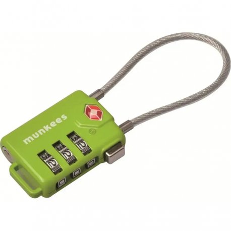 Брелок-замок Munkees 3606 TSA Combi Lock Heart Red (3606-RD)