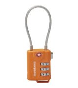 Брелок-замок Munkees 3609 TSA Cable Combi Lock Lime (3609-LM)