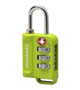 Брелок-замок Munkees 3610 TSA Combi Lock Lime (3610-LM)