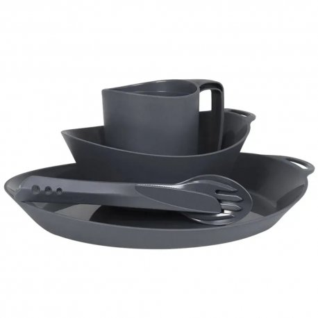 Набір посуду Lifeventure Ellipse Camping Tableware Set Graphite (75800)