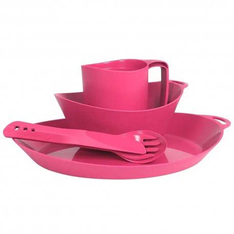 Набор посуды Lifeventure Ellipse Camping Tableware Set Pink(75802)