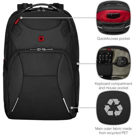 Рюкзак для ноутбука Wenger Cosmic 17" Black (653187)