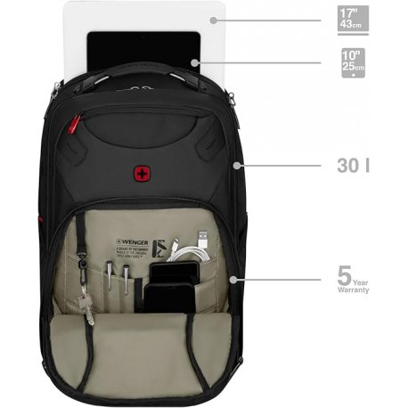 Рюкзак для ноутбука Wenger Cosmic 17" Black (653187)