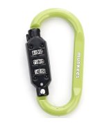 Карабін Munkees 35932 Combi Lock Carabiner D-Shape Green (35932-GR)