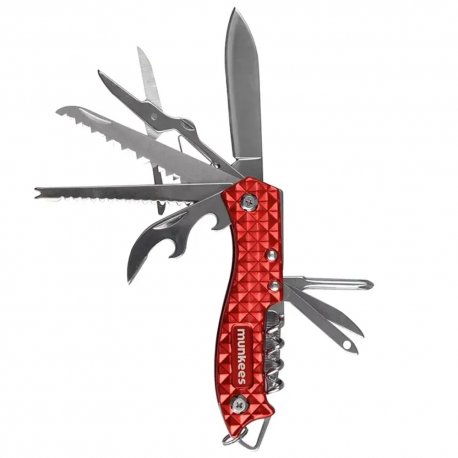 Брелок-мультиинструмент Munkees Pocket Knife Red (2580-RD)