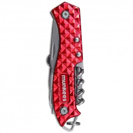 Брелок-мультиинструмент Munkees Pocket Knife Red (2580-RD)