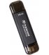 Портативный SSD Transcend 256GB USB 3 1 Gen 2 Type-A Type-C ESD310 Черный