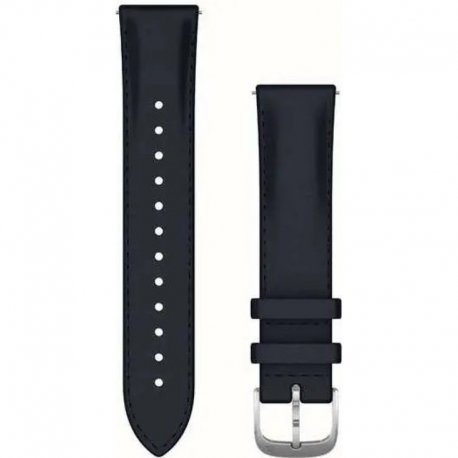 Ремешок Garmin Quick Release Vivomove Luxe 20mm Leather Silver-Blue (010-12924-20)