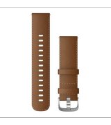 Ремінець Garmin Brown Leather/Silver Leather (010-12932-24)