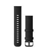 Ремінець Garmin Leather Black Leather + Brushed Slate (010-12932-63)