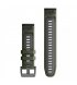 Ремінець Garmin EpixPRO (g2) 22mm QuickFit Moss/Graphite (010-13280-07)