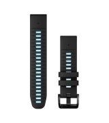 Ремінець Garmin epixPRO (g2) 22mm QuickFit Blk/CirBlue (010-13280-05)