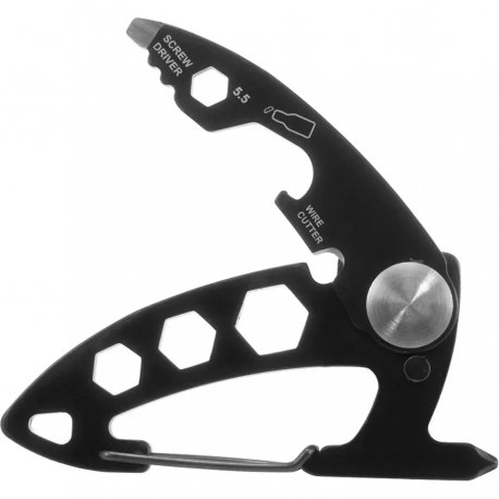 Брелок-мультиінструмент Munkees 2533 9-function Card Tool Black (2533-BK)