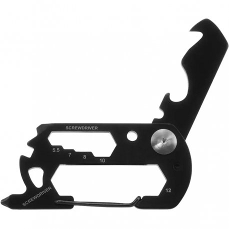 Брелок-мультиінструмент Munkees 2534 13-function Card Tool Black (2534-BK)