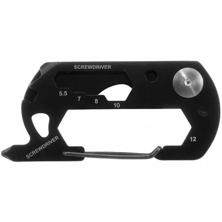 Брелок-мультиінструмент Munkees 2534 13-function Card Tool Black (2534-BK)