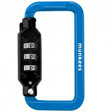 Карабин Munkees Combi Lock Carabiner Square Blue (35941-BL)