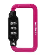 Карабін Munkees Combi Lock Carabiner Square Magenta (35941-MG)
