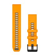 Ремешок Garmin Fenix ​​8 Solar 22mm Spark Orange/Graphite (010-13392-01)