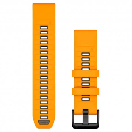 Ремінець Garmin Fenix 8 Solar 22mm Spark Orange/Graphite (010-13392-01)