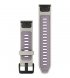 Ремінець Garmin Fenix 8 Solar 20mm Gray/Lavender (010-13391-03)