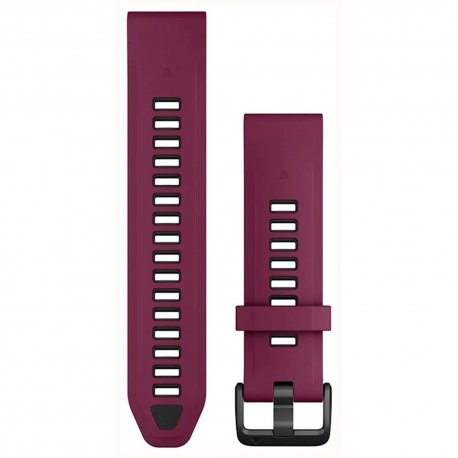 Ремінець Garmin Fenix 8 Solar 20mm Merlot/Graphite (010-13391-04)