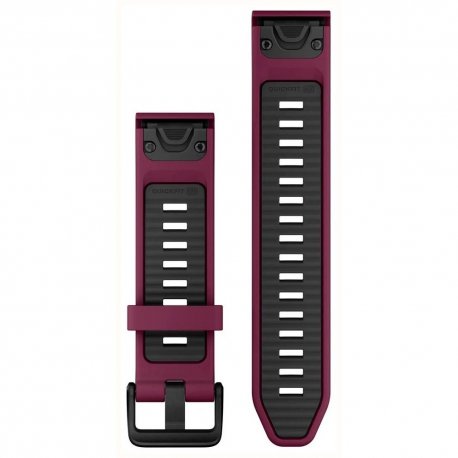 Ремешок Garmin Fenix ​​8 Solar 20mm Merlot/Graphite (010-13391-04)