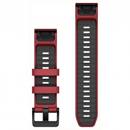 Ремешок Garmin Fenix ​​8 Solar 22mm Marsala/Graphite (010-13392-06)