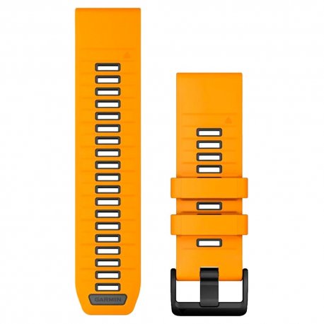 Ремінець Garmin Fenix 8 Solar 26mm Spark Orange/Graphite (010-13393-01)