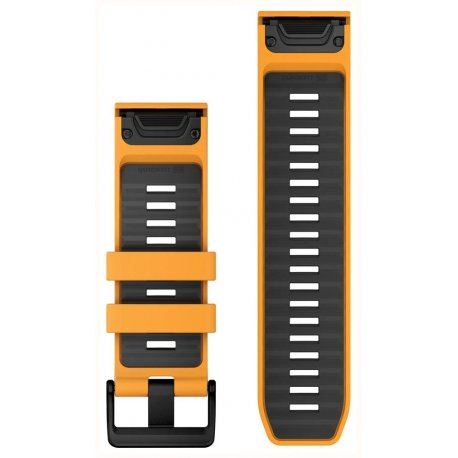 Ремешок Garmin Fenix ​​8 Solar 26mm Spark Orange/Graphite (010-13393-01)